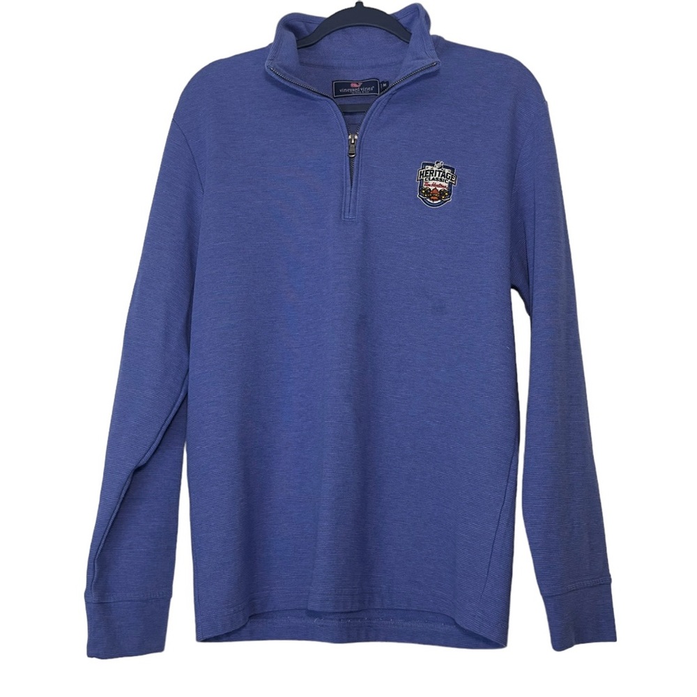 Vineyard Vines x NHL Heritage Classic Tim Hortons Blue Sweater Men’s M Zipper